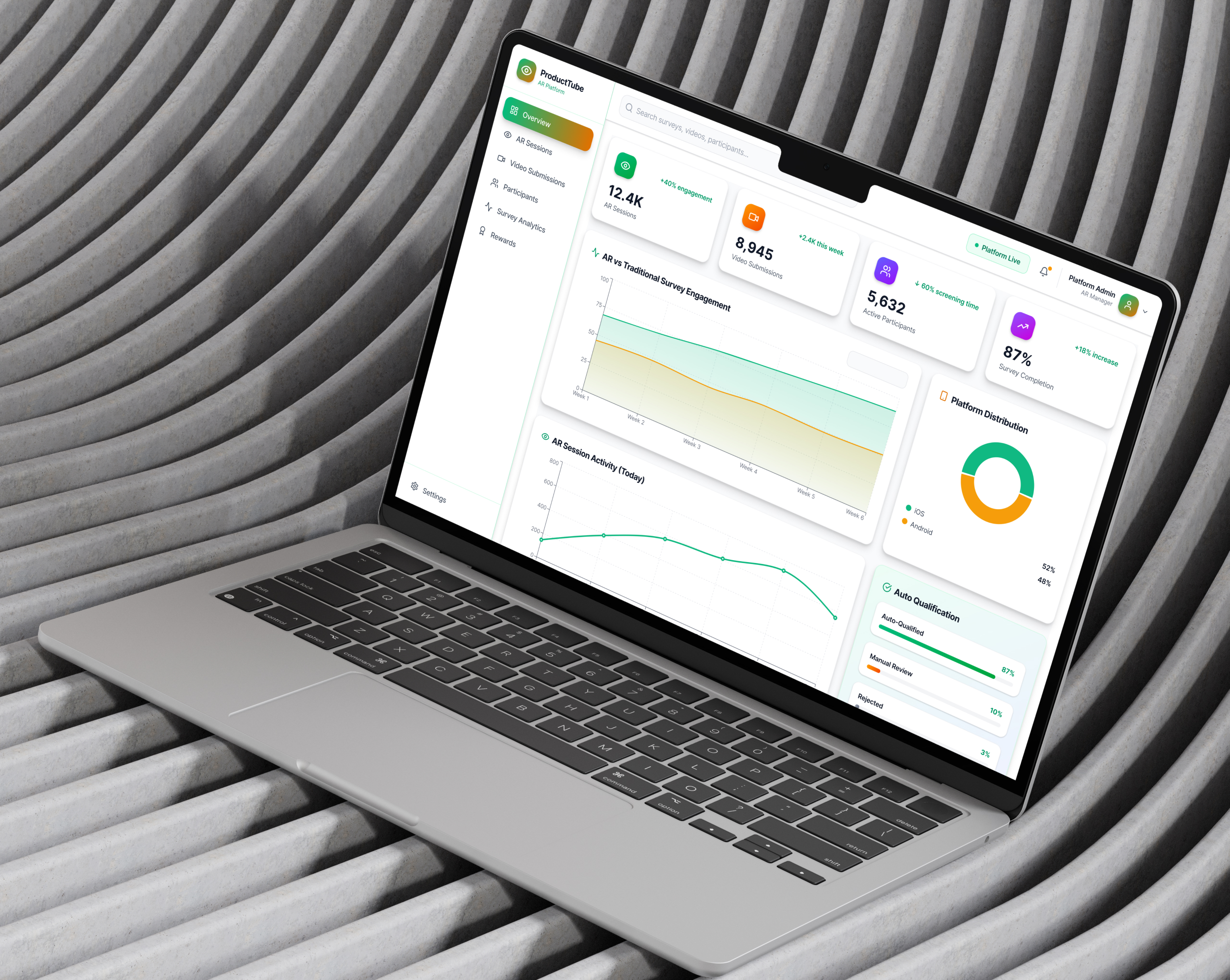 AR-Powered Market Research Platform – ProductTube