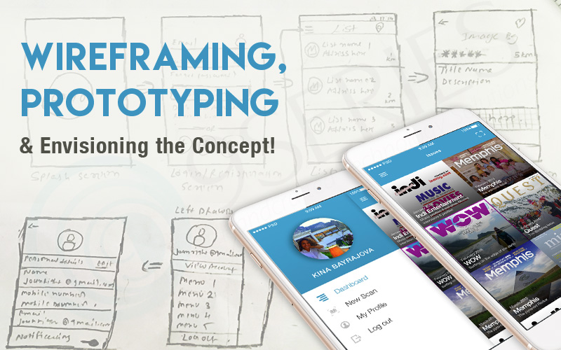 Wireframing, Prototyping and Envisioning the Concept!