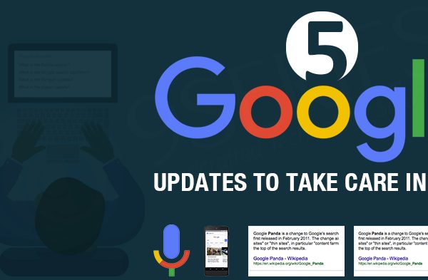 5 Google Updates to Take Care in 2017
